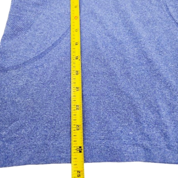 Lululemon Swiftly Tech 1/2 Zip Long Sleeve Top Heathered Purple Blue - Picture 9 of 11